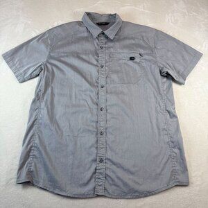 Arcteryx Mens Gray Performance Button Down Shirt XL Lightweight Outdoor